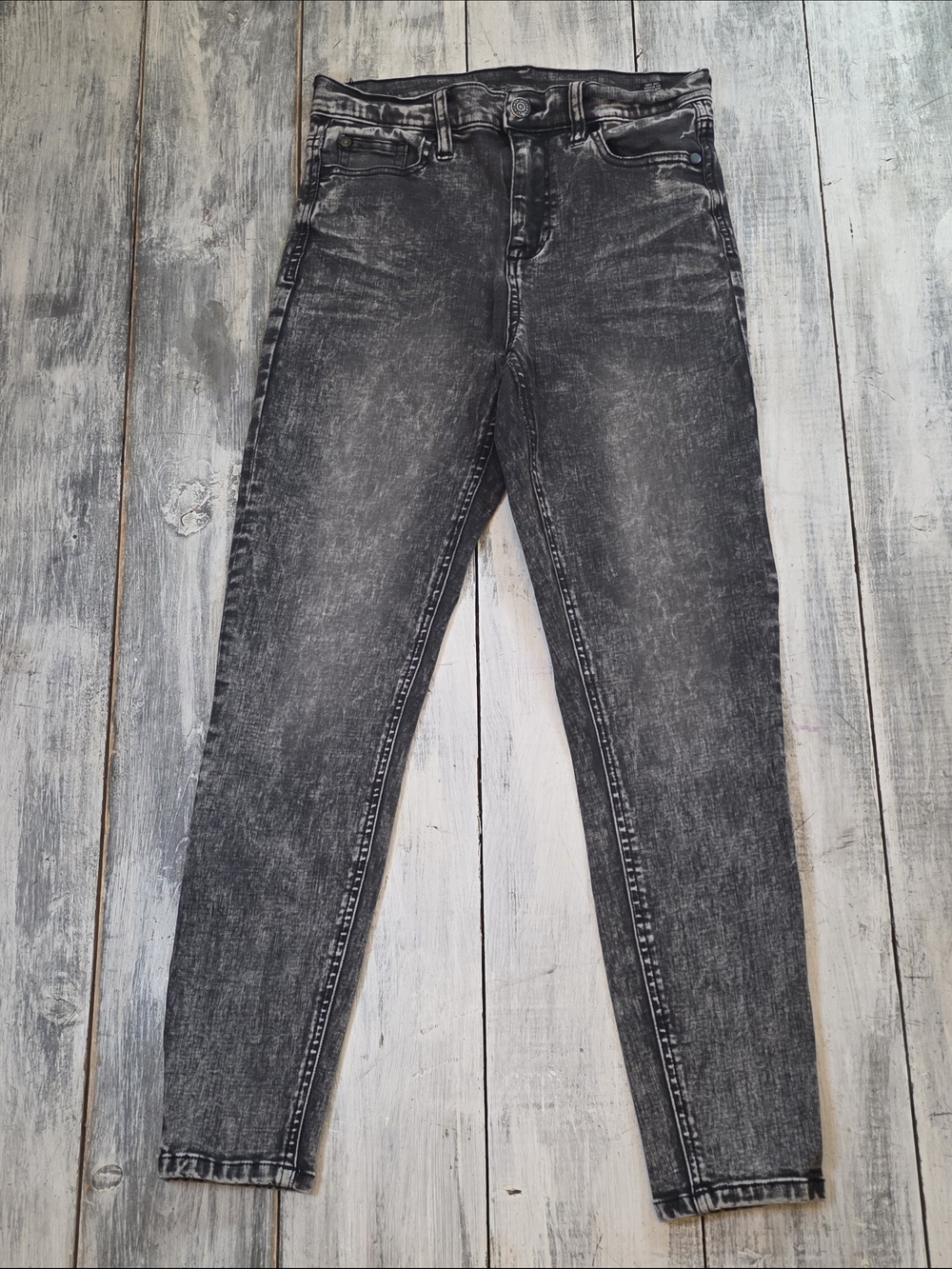 Celebrity Pink Women's Washed Black High-Rise Ankle Skinny Jeans sz 3
